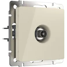 Изображение ТВ розетка оконечная (слоновая кость) W1183003